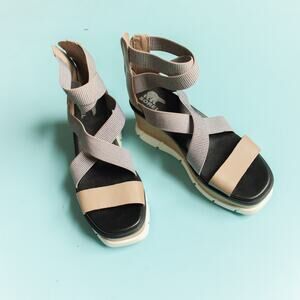 Sorel Chunky Joanie III Sport Strap Platform Sandals Size 8.5 Gorpcore Outdoors